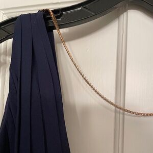 Fame and Partners Navy Maxi Dress